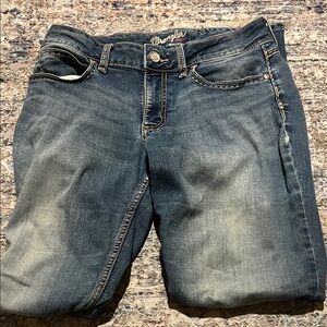 Wrangler Women's Dark Blue Boyfriend Jeans